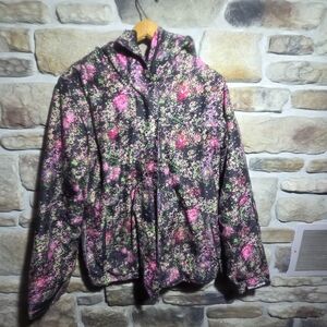 Billabong Black Floral Ski Jacket